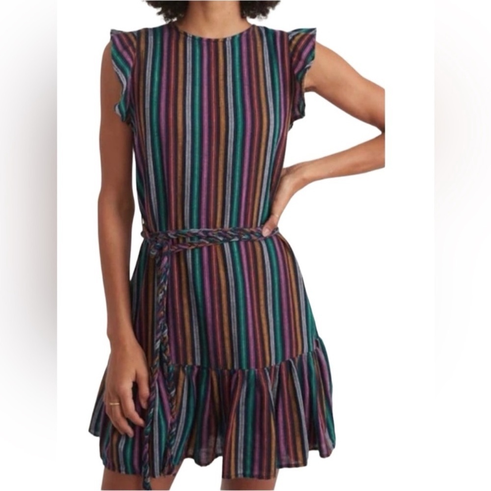 Marine Layer Laney Linen Blend Mini Dress size XS